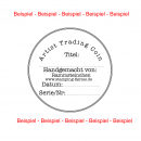 Stamping-Fairies - ATC Coin-Rückseite PERSONALISIERT